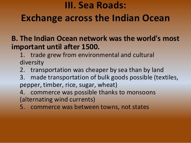 Indian ocean maritime trade system definition