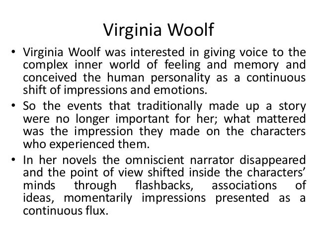 Virginia woolf essay modern fiction
