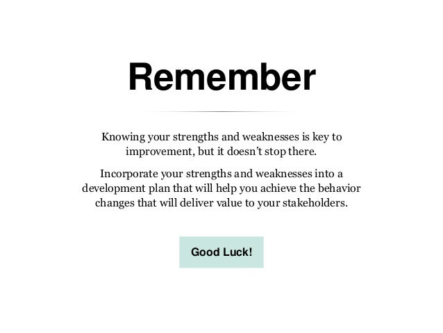 writing a reference weaknesses list list your strengths