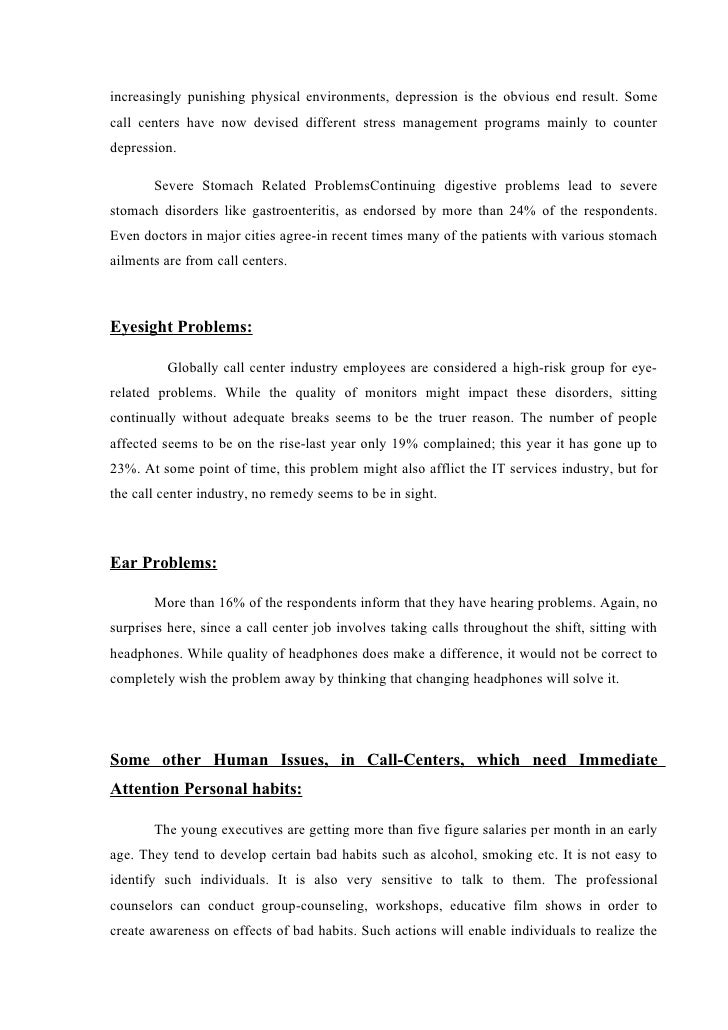 Case study on stress management