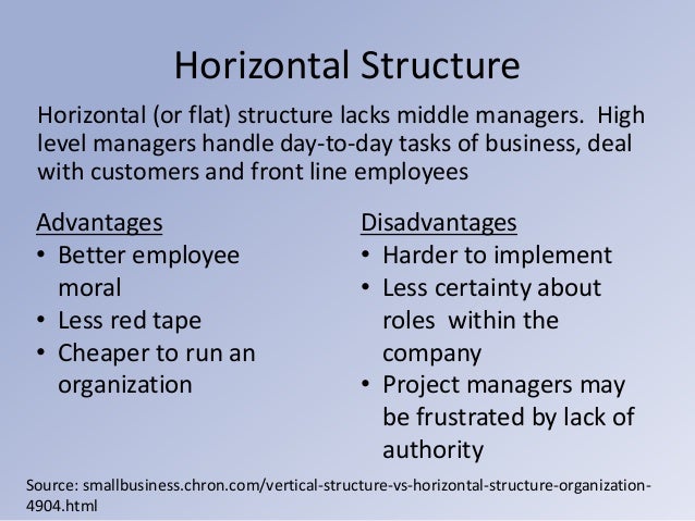 what are some advantages and disadvantages of vertical hierarchy and vertical communication Some studies show steeper hierarchies facilitate success when the hierarchy impairs communication, the functions and dysfunctions of hierarchy, research in 2. what are some advantages and disadvantages of vertical hierarchy and vertical communication Some studies show steeper hierarchies facilitate success when the hierarchy impairs communication, the functions and dysfunctions of hierarchy, research in 2.