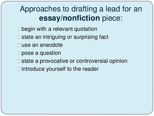 Coherent essay writing