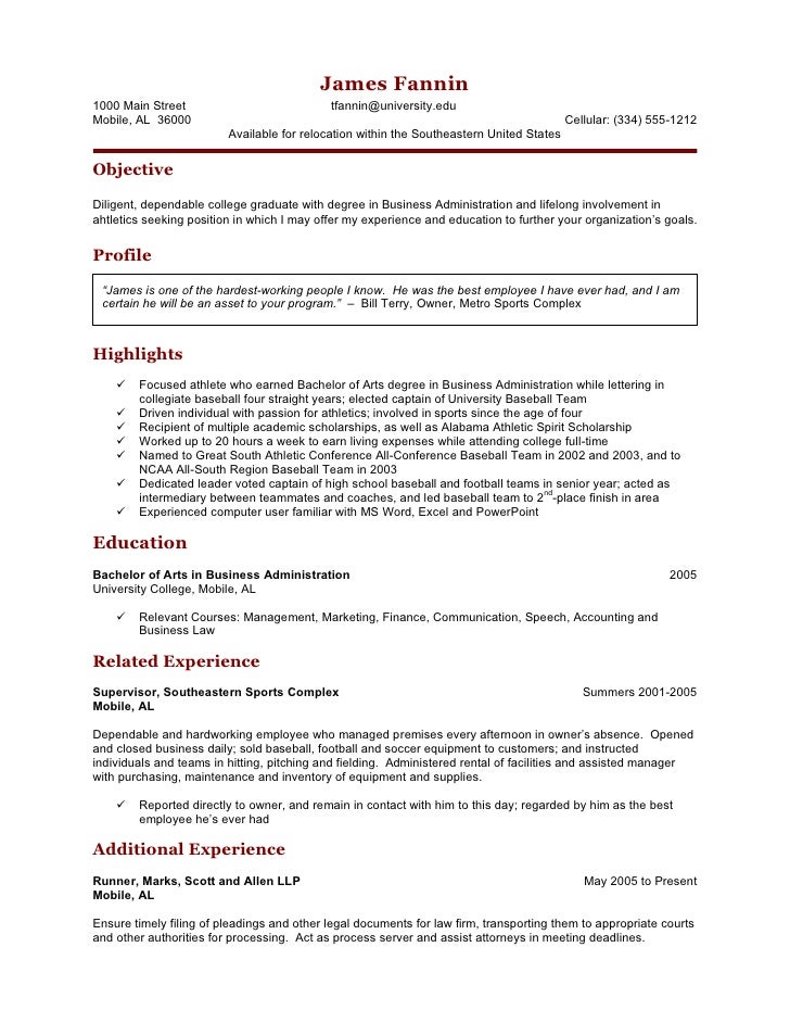 Resume Building Tips For Student Athletes Resume Building Tips For Student Athletes