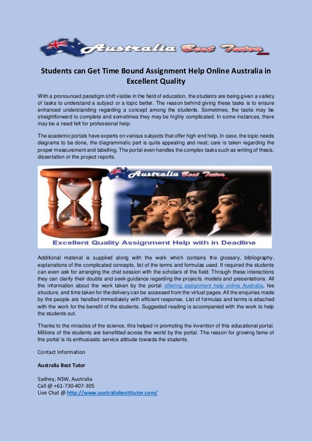 Assignment australia