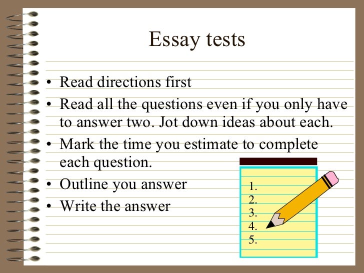 Essay strategies for preparing for the exam