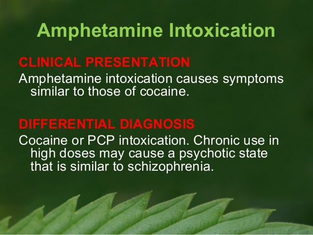 amphetamine overdose