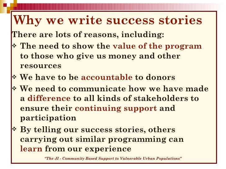 how-to-write-a-success-story