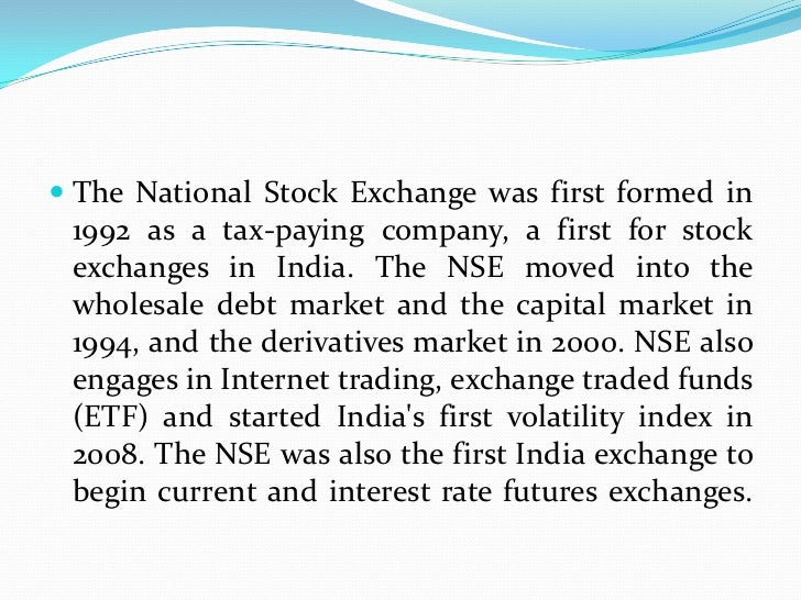 national stock exchange promoters