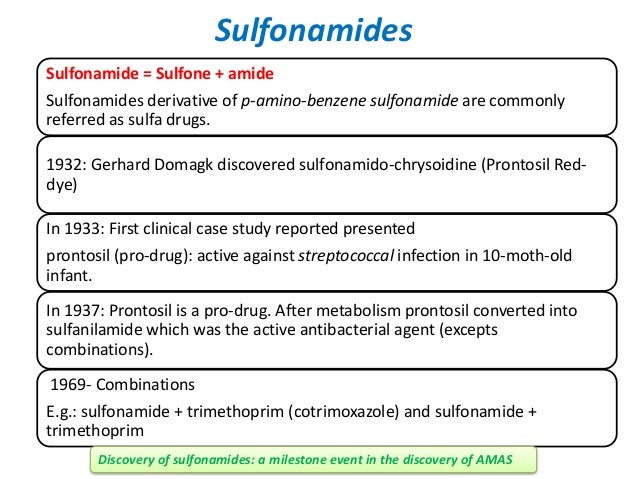 Sulfonamides Advanced Patient Information - Drugs.com