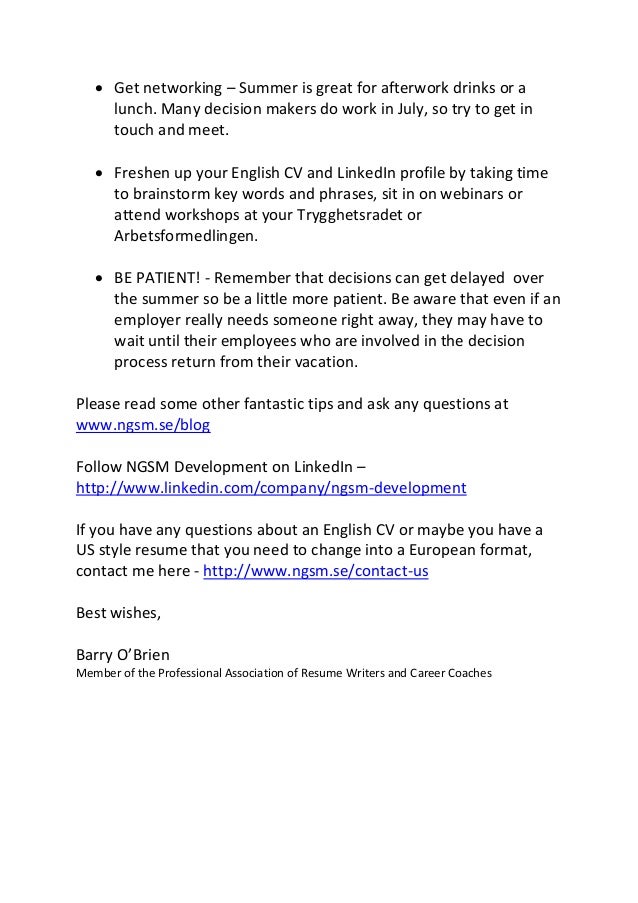 solid waste recycling and processing planning of solid resume for summer job