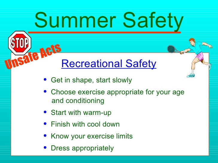 safety moments for summer safety moments for summer