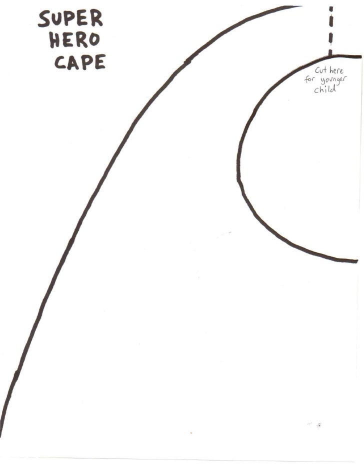 Superhero cape template Superhero cape template