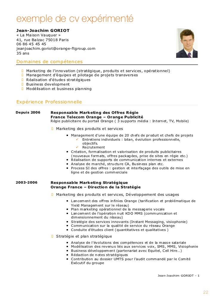 exemple cv double competence