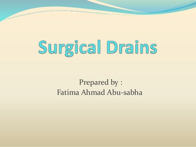 types of drains