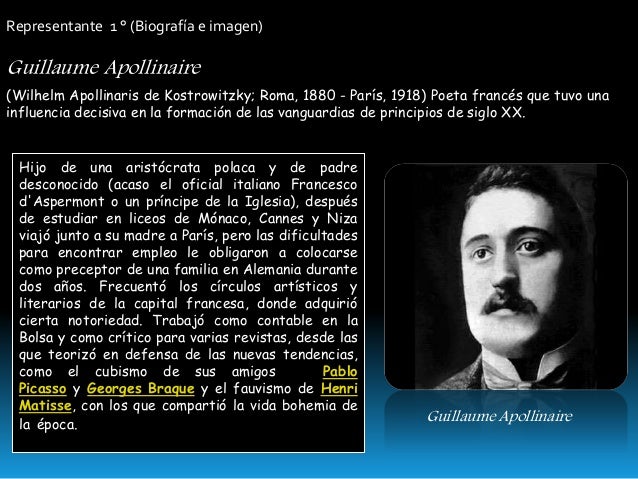 Guillaume Apollinaire biografia Guillaume Apollinaire biografia