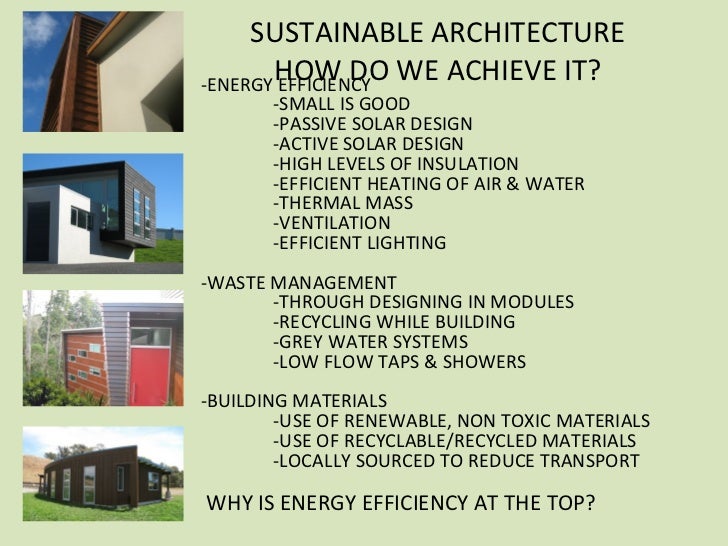 Sustainable architecture dissertation topics