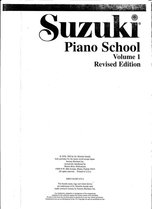 creativefieldsdesign: Suzuki Piano Book 1 Pdf