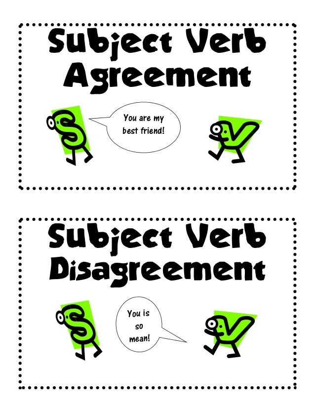 subject verb agreement subject verb agreement