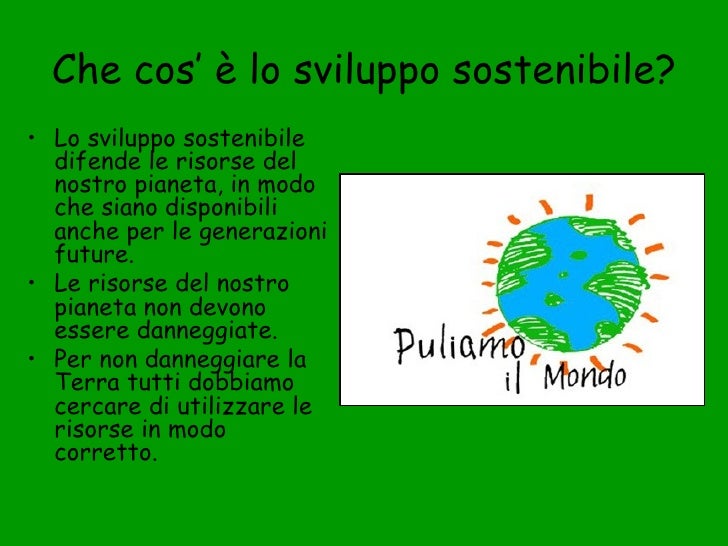 Sviluppo sostenibile