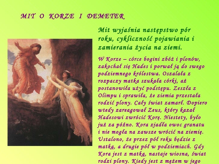 Mit O Demeter I Korze Caly Tekst Swiat w mitach-prezentacja_autorstwa_p.e.ruszczyk