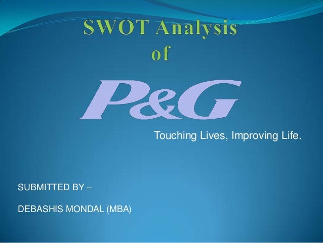 swot analysis p g competitor analysis presentation