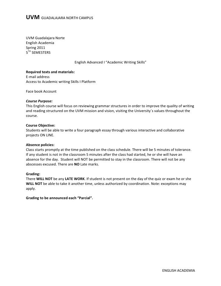 How To Present An Academic Essay
