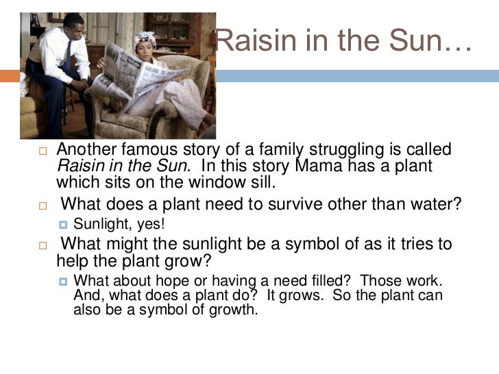 symbolism in literature a raisin in the sun symbols chart