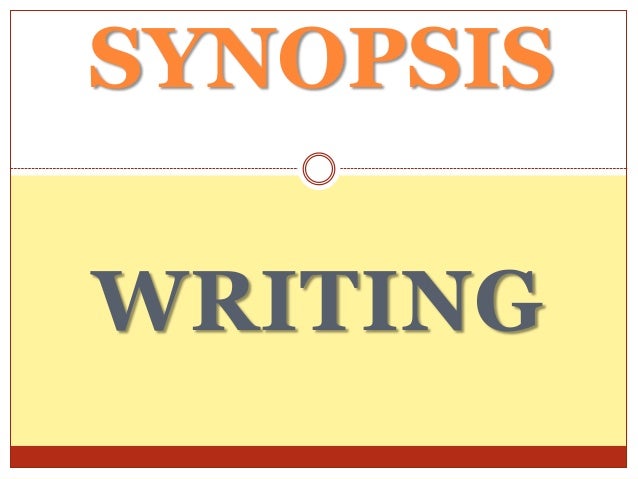 Writing of synopsis and dissertation and thesis