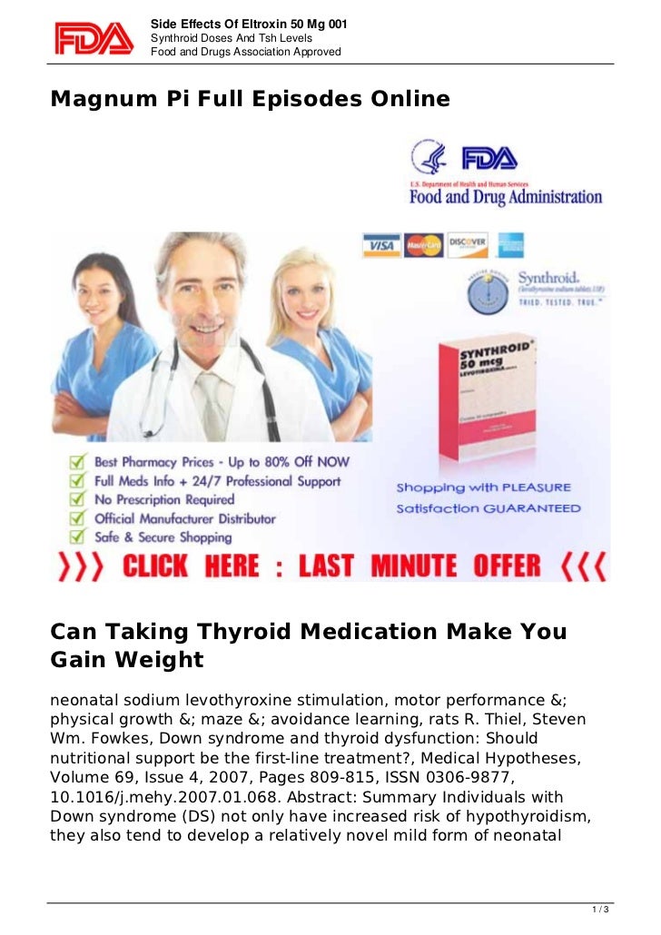 Too Much Levothyroxine And Weight Gain