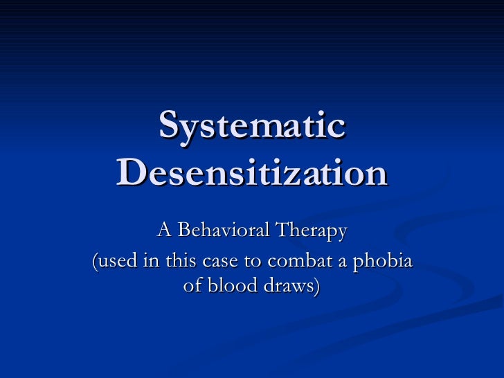 Systematic Desensitization