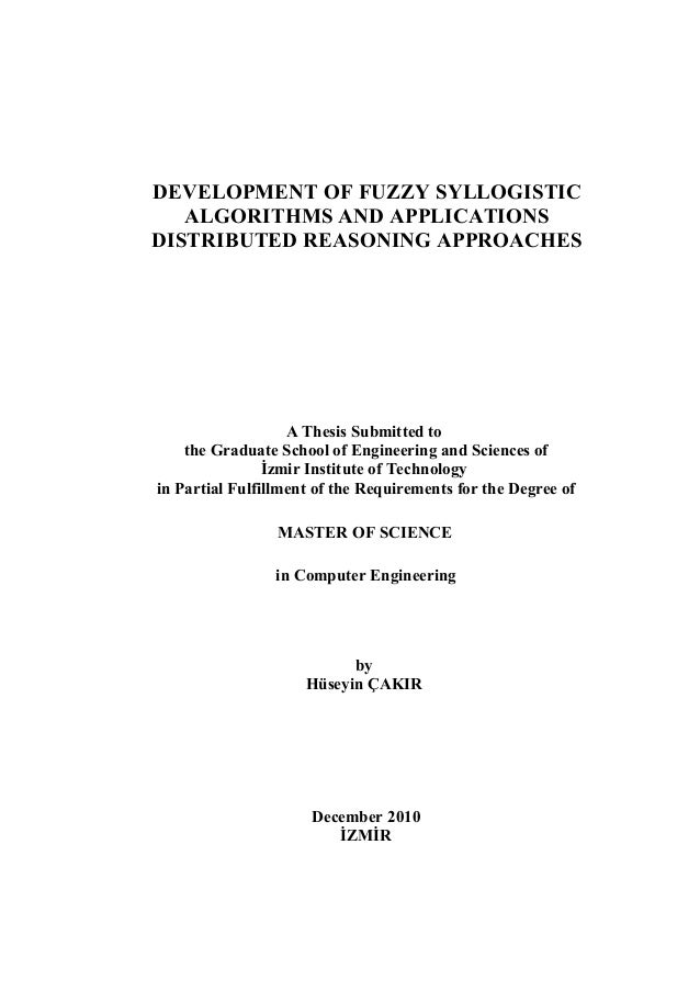 Master Thesis Application Development