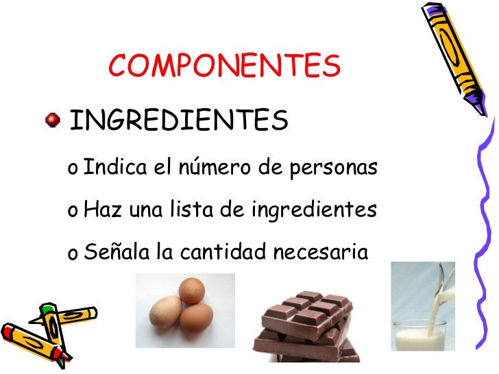 Dibujos de recetas para niños - Imagui