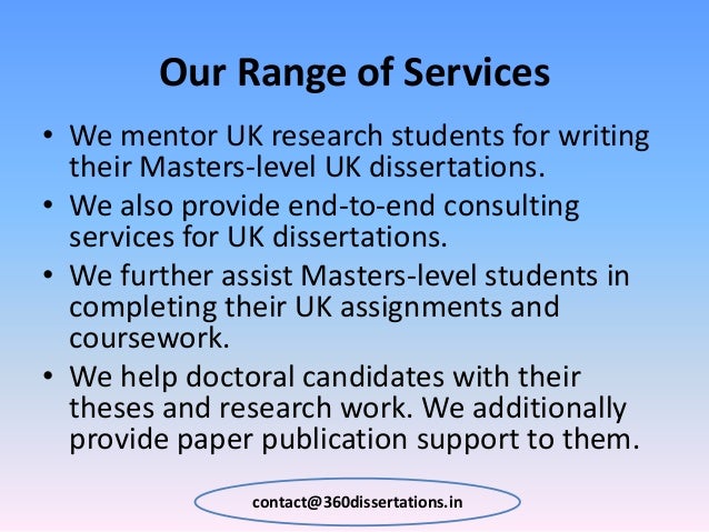 How To Write A Master'S Dissertation Proposal