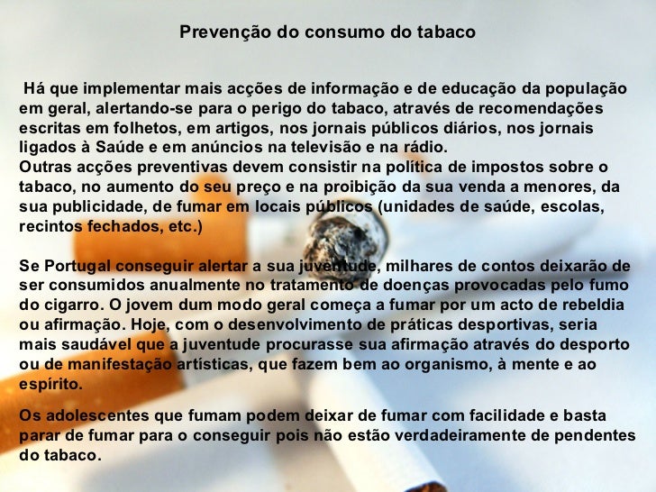 Como deixar de fumar uma farmácia