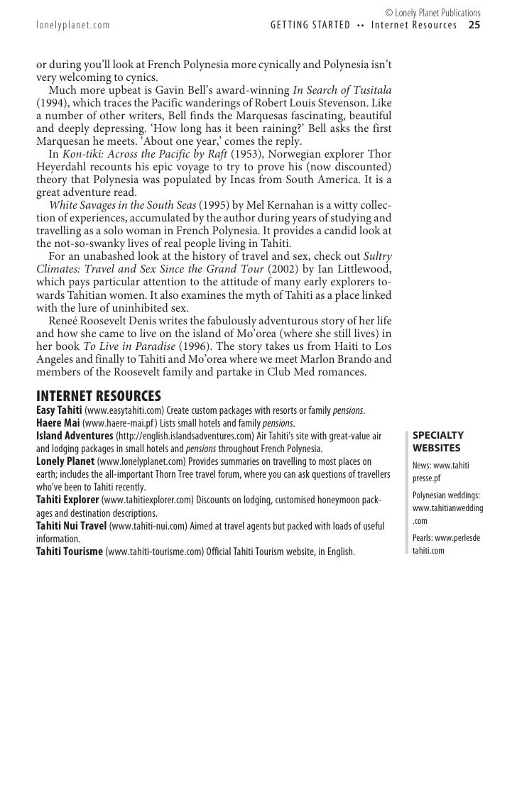 Tahití y la Polinesia francesa en un presupuesto - Lonely Planet Tahití y la Polinesia francesa en un presupuesto - Lonely Planet