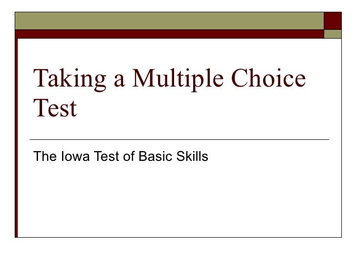 choice test