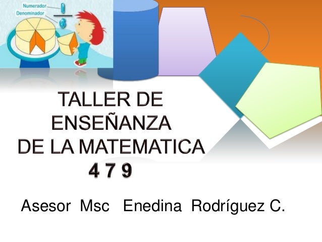 ENSENANZA DE MATEMATICA ensenanza de matematica:
