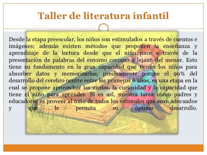 TALLER LITERATURA taller literatura: