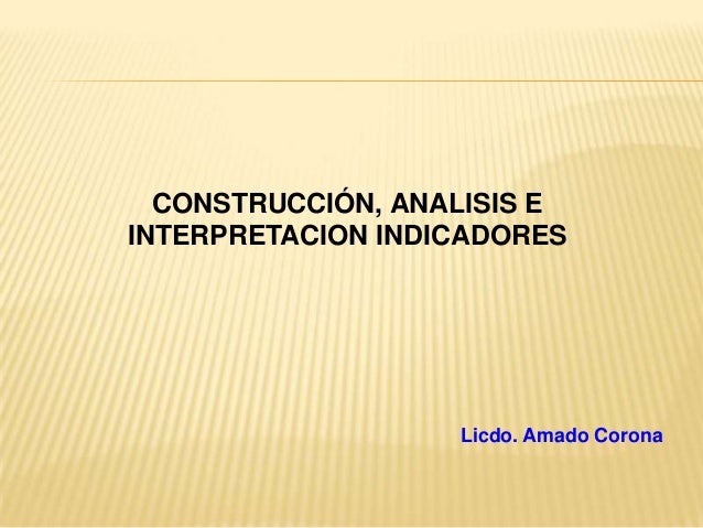 INDICADORES HOSPITALARIOS indicadores hospitalarios: