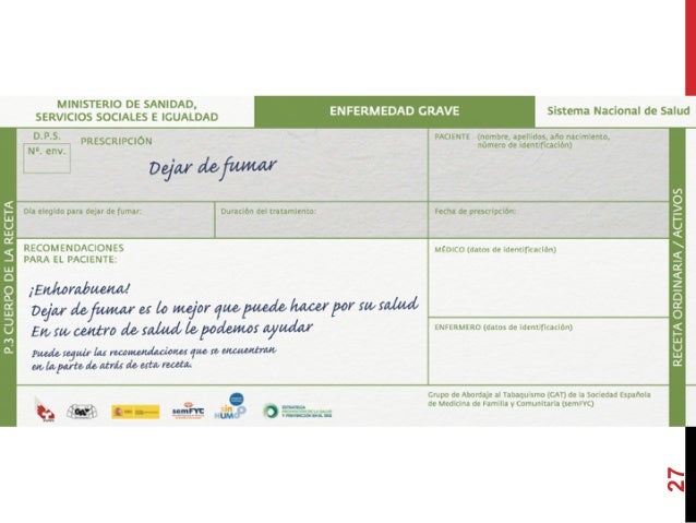 Si es posible fumar para 5 día de la recepción tabeksa
