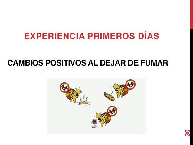 Ha dejado a fumar y los cabellos han comenzado a crecer
