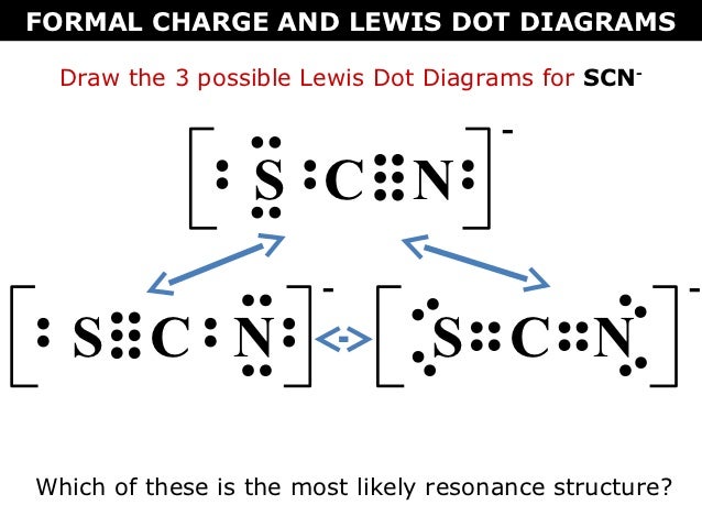 calculating formal charge from a lewis dot structure