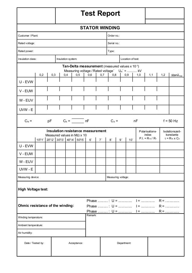 sle test report format megger test report template 28 images megger test form sle test report format megger test report template 28 images megger test form
