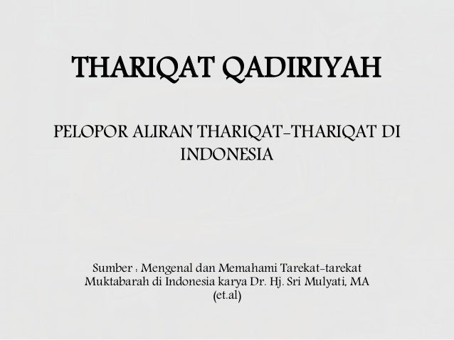 Image result for tarekat qadiriyah