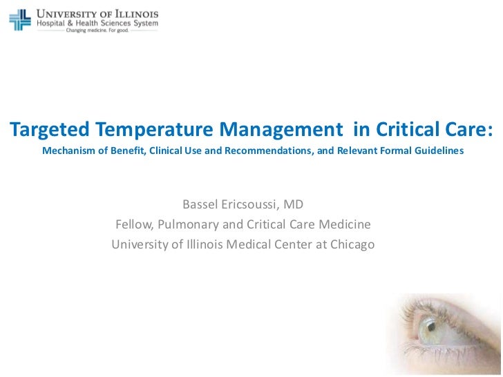 Targeted Temperature Management (Therapeutic Hypothermia) in Critica…