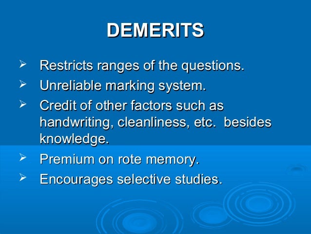 distinguished between essay and objective type test Objective and projective test essay sample 1the historical use of the terms objective and projective to classify a personality test, and the problems with such classification. distinguished between essay and objective type test Objective and projective test essay sample 1the historical use of the terms objective and projective to classify a personality test, and the problems with such classification.