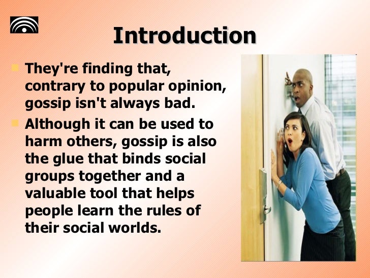 How To Deal With Gossip