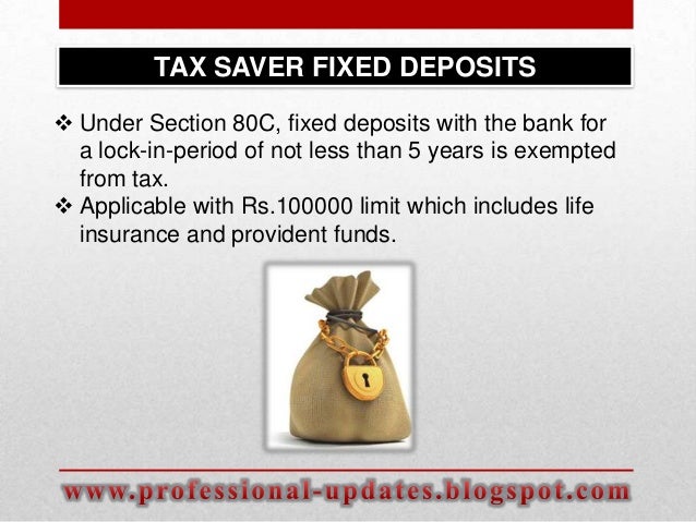 Best tax saving options under 80c