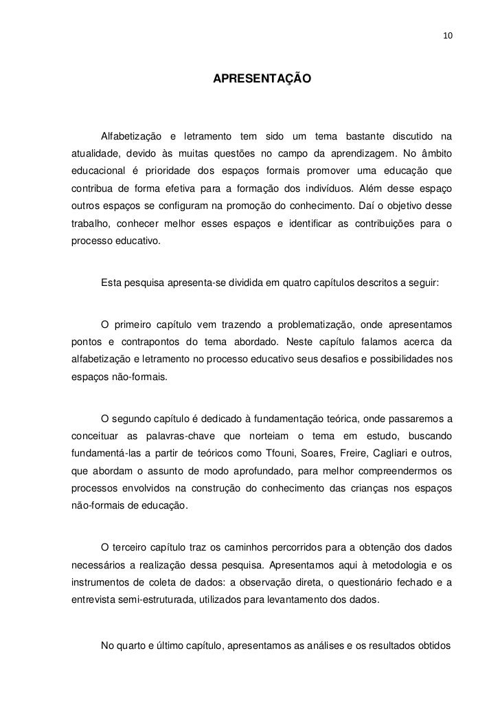 Monografia pedagogia