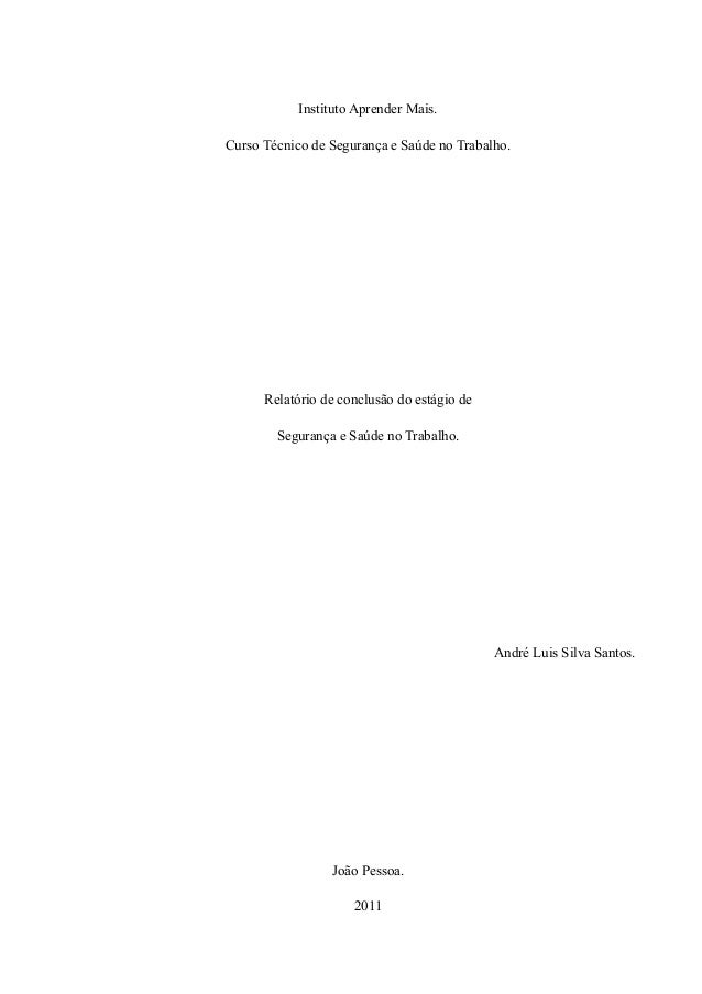 Conclusao relatorio de estagio engenharia